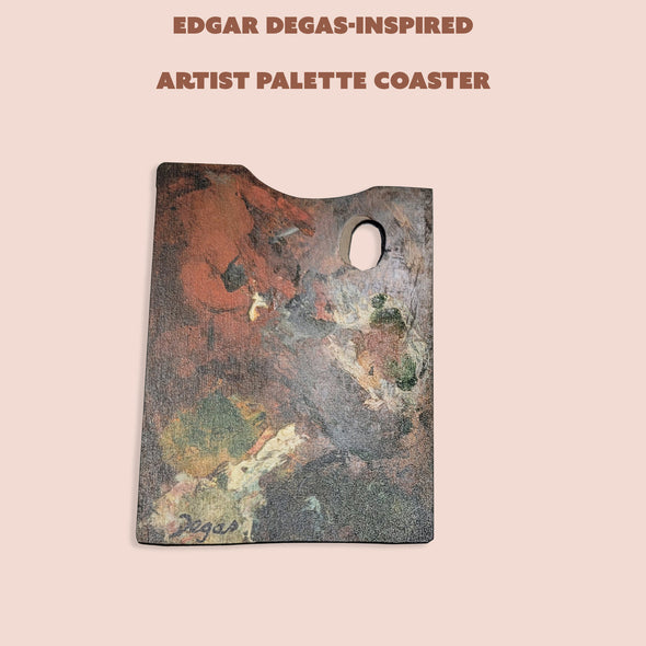 Edgar Degas-Inspired Artist Palette Coaster