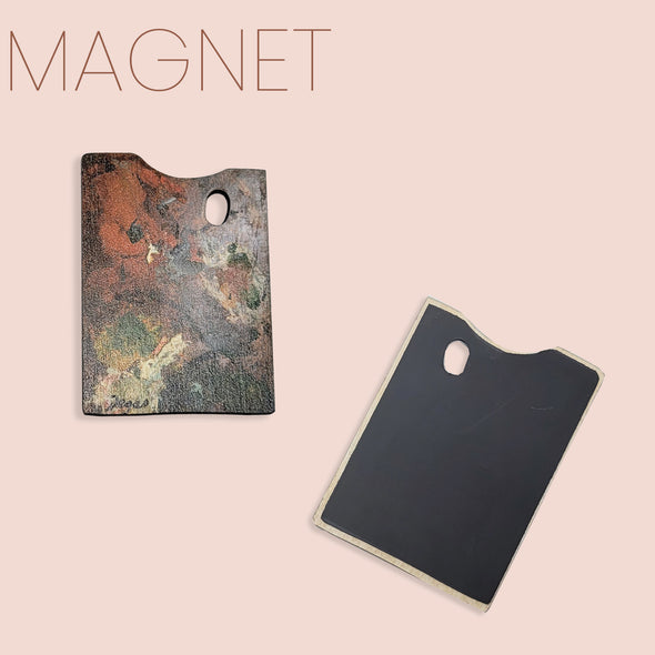 Edgar Degas-Inspired Artist Palette Wooden Magnet