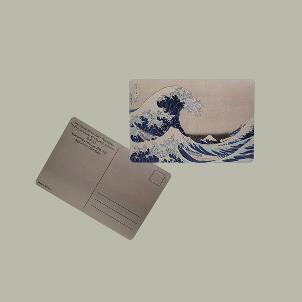 ALUMINUM POSTCARD SILVER COLOR