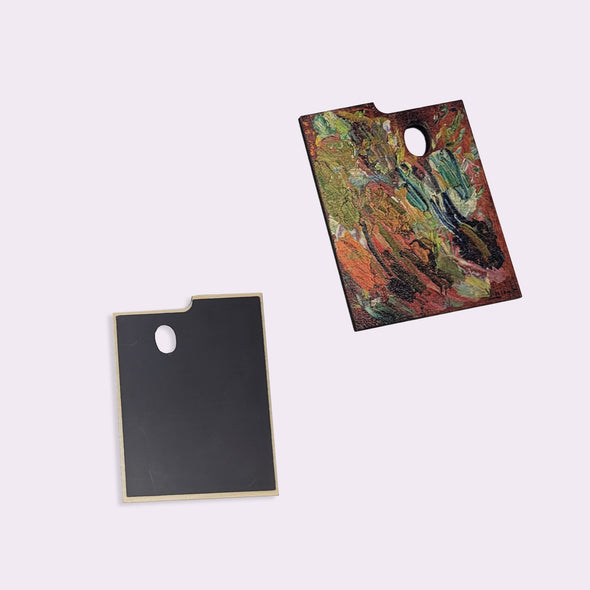 Vincent van Gogh-Inspired Artist Palette Wooden Magnet