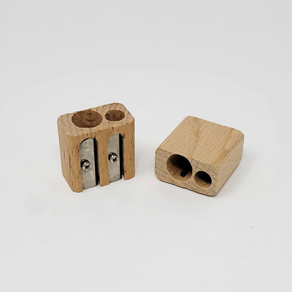 2-HOLE WOODEN SHARPENER