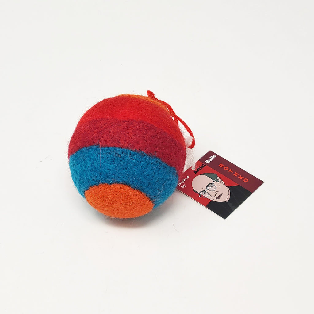 ARTIST FELT BALL inspired by Rothko