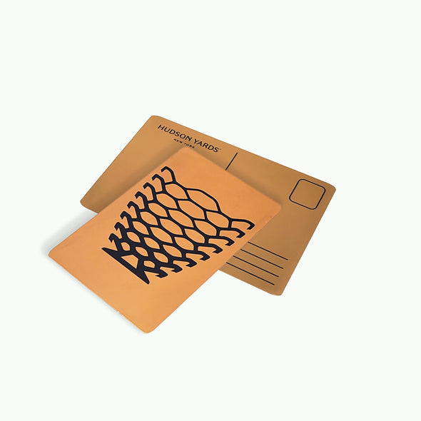 ALUMINUM POSTCARD COPPER COLOR