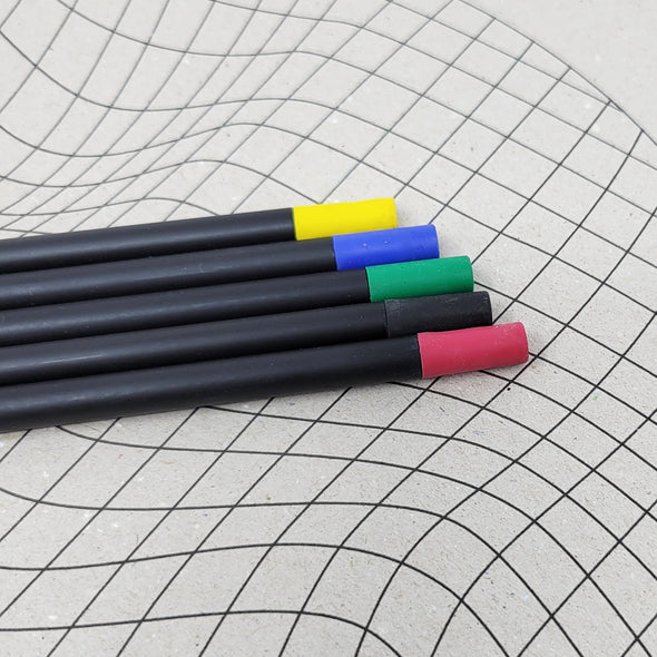 BLACK PENCIL WITH ‘CAP’ ERASER