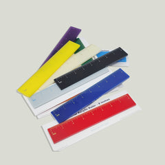 Custom Solid Color Acrylic Rulers – Printed or Laser Engraved | Made in the USA