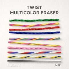 12.5” MULTICOLOR TWIST ERASER
