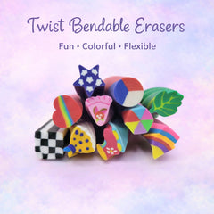 12.5” MULTICOLOR TWIST ERASER